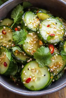 Würziger Asiatischer Gurkensalat