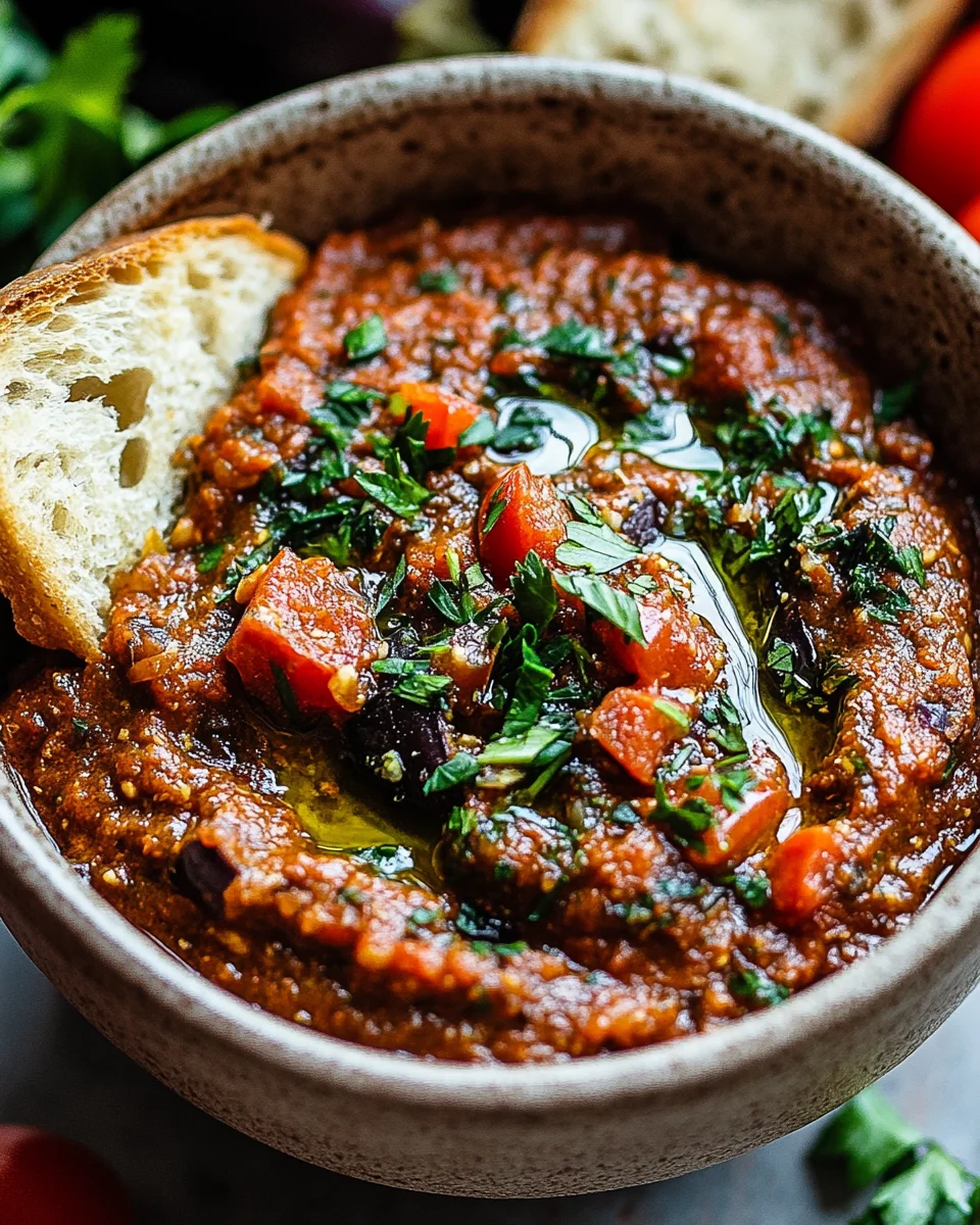 Zaalouk – Marokkanischer Auberginen-Tomaten-Dip