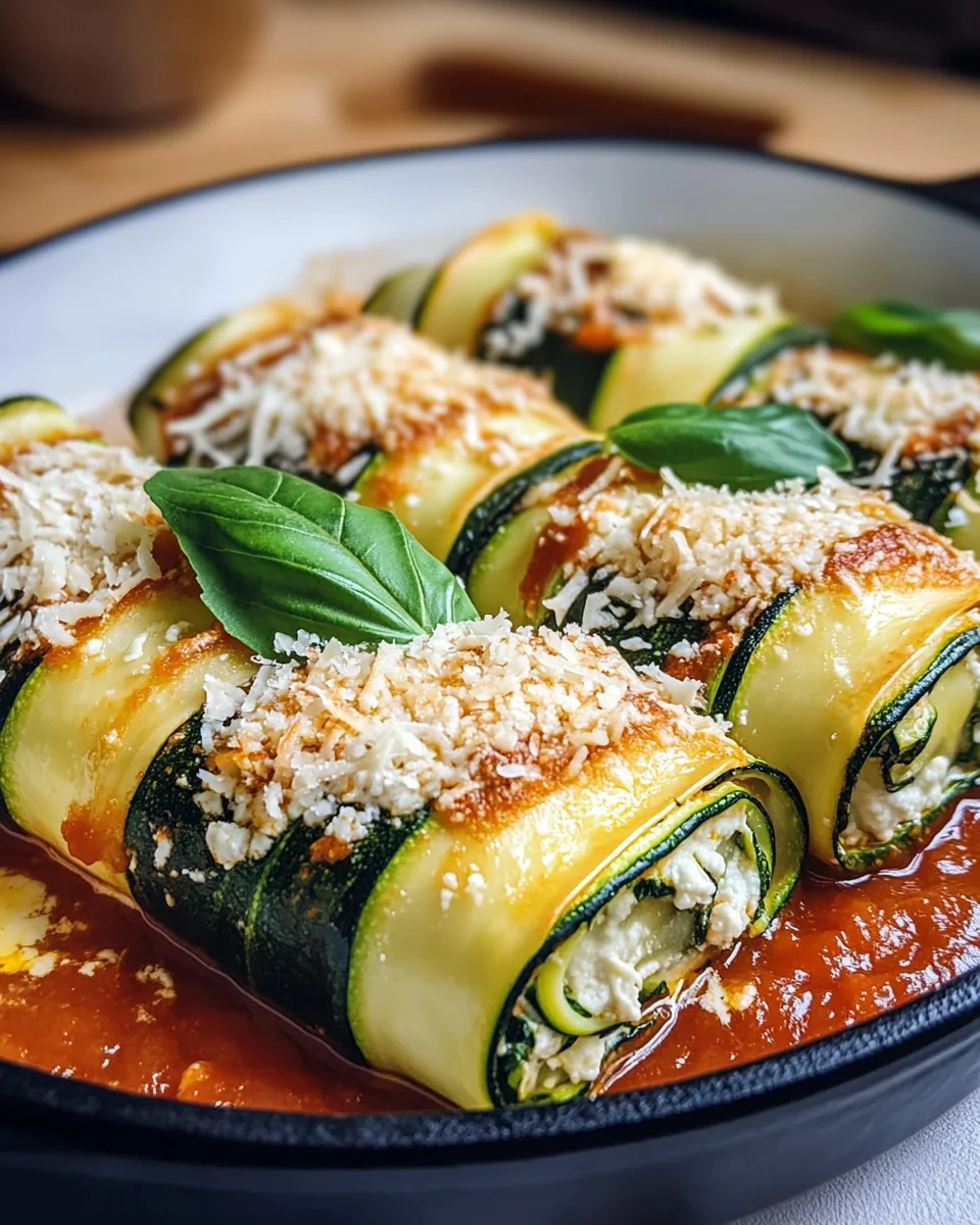 Zucchini-Cannelloni