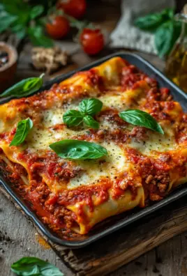 Cannelloni mit Hackfleisch