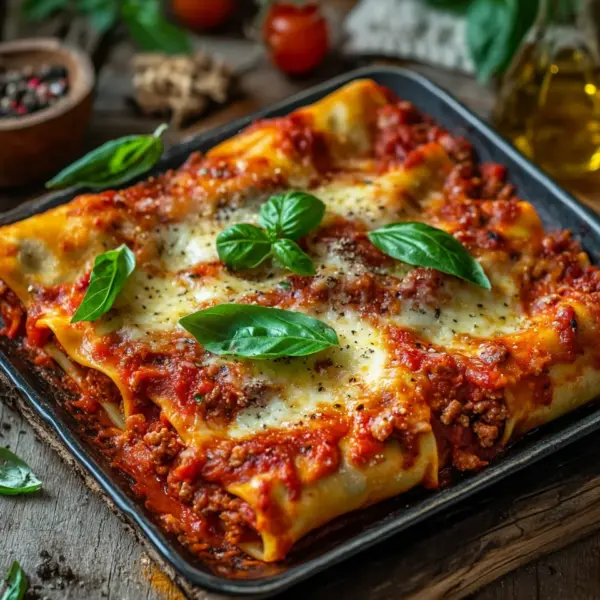 Cannelloni mit Hackfleisch