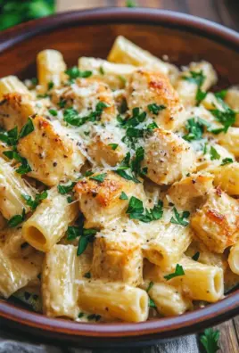 Cremiges Knoblauchbutter-Huhn und Rigatoni in Parmesan-Soße 29 Cremiges Knoblauchbutter-Huhn und Rigatoni in Parmesan-Soße