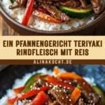 Ein Pfannengericht Teriyaki Rindfleisch mit Reis 16 Pinterest Hidden Image