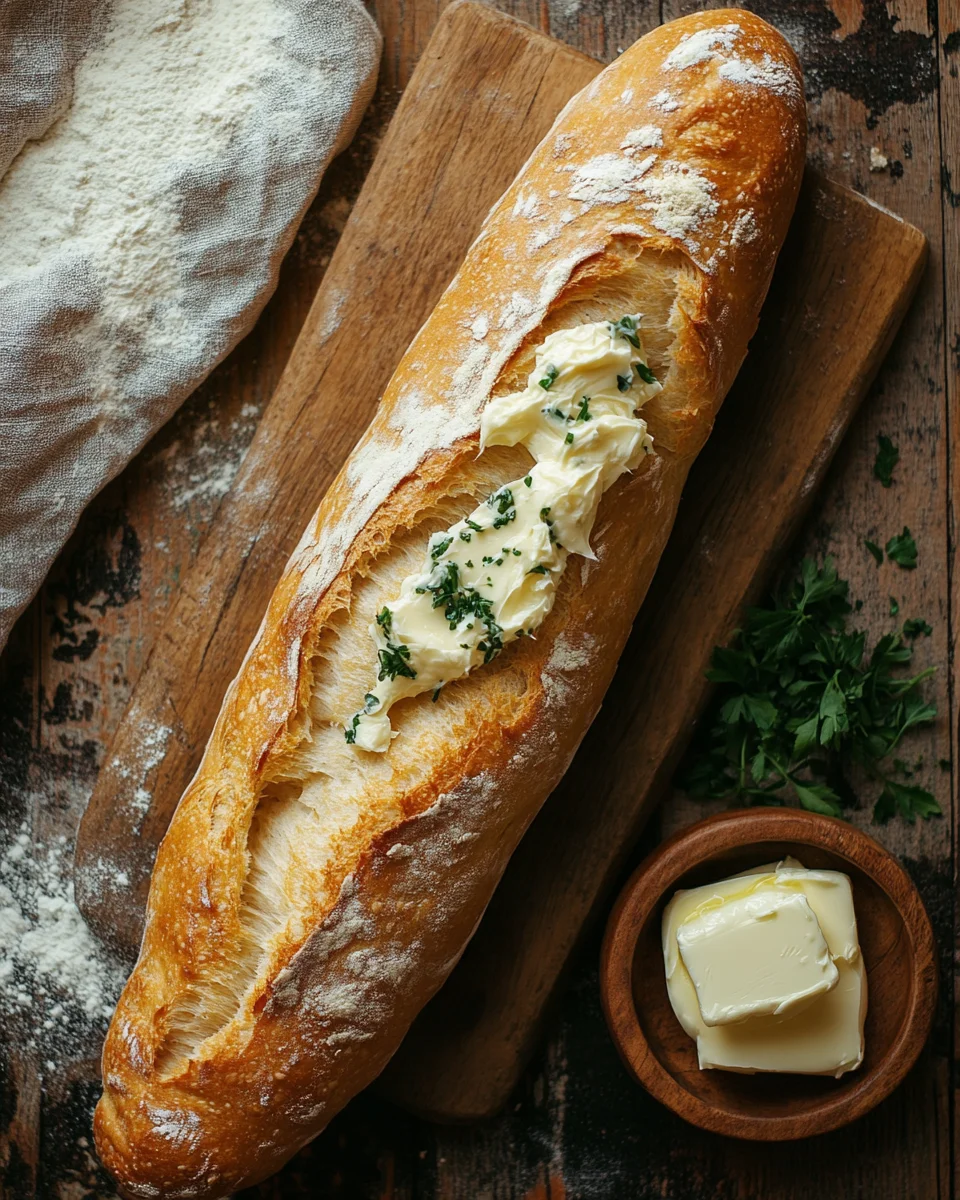 Einfaches Rezept für knuspriges Baguette