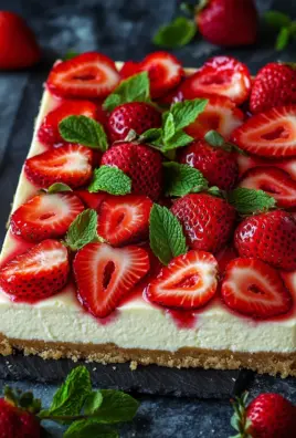 Erdbeer-Cheesecake-Häppchen