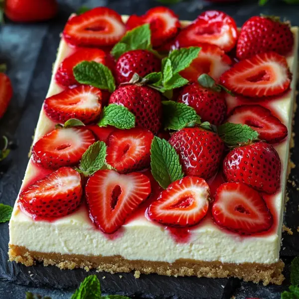 Erdbeer-Cheesecake-Häppchen