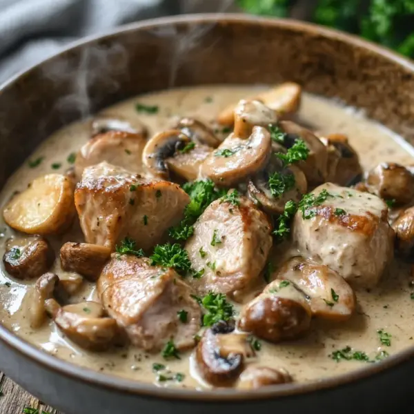 Filettopf mit Champignons