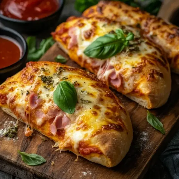 Gefüllte Pizzabrötchen selber machen
