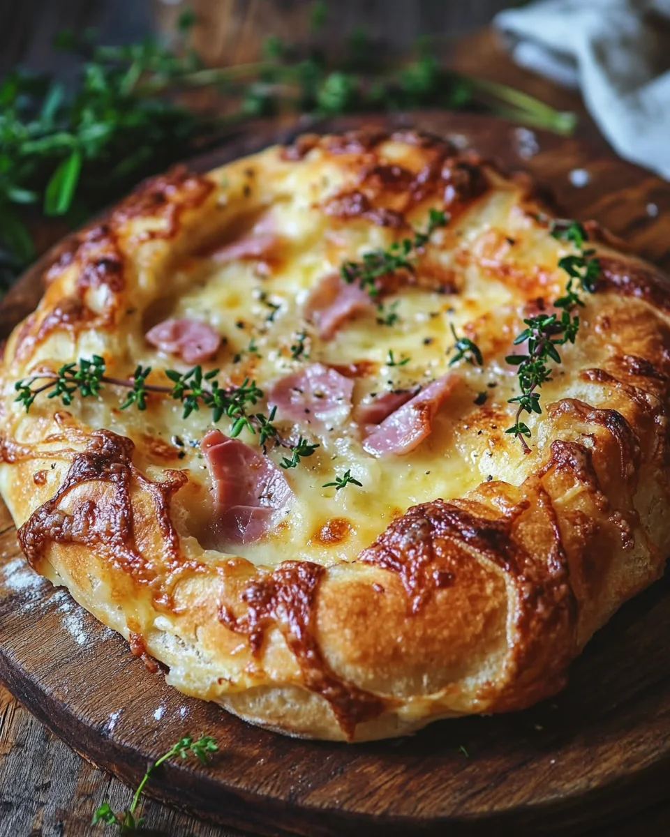 Handbrot mit Schinken und Käse 17 Handbrot mit Schinken und Käse