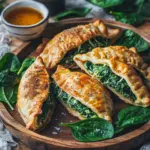 Kartoffeltaschen mit Spinat-Frischk&auml;se-F&uuml;llung genie&szlig;en!