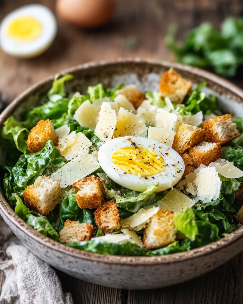 Knuspriger Caesar-Salat