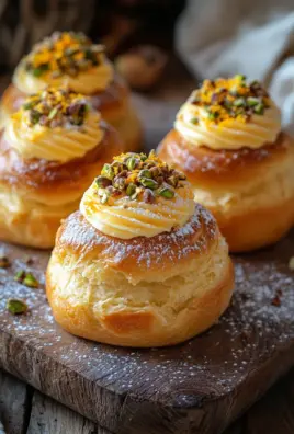 Lockere Pistazien-Heferollen mit Orangen-Frischkäse-Frosting