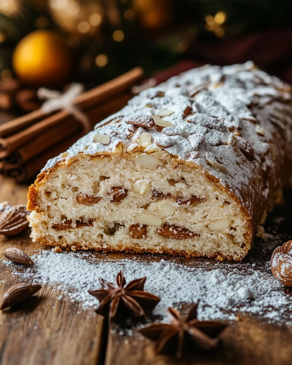 Mandel-Marzipan-Stollen