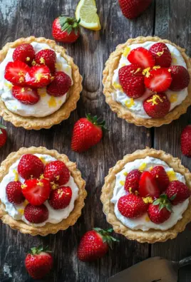Mürbeteig Tartelettes mit Erdbeeren und Mascarponecreme