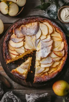 Omas versunkener Apfelkuchen