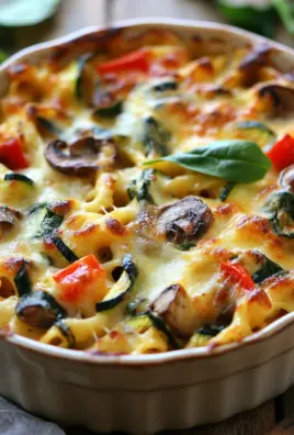 Vegetarischer Nudelauflauf