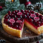 Winterlicher Spekulatius-Hefekuchen mit Marmelade